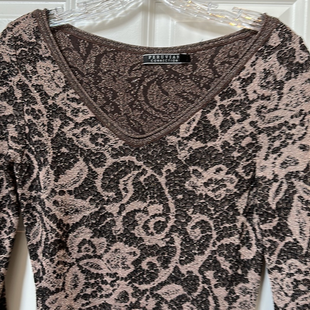 Stretch lace body con dress size S